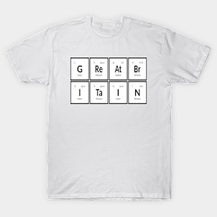 Great Britain Table of Elements T-Shirt